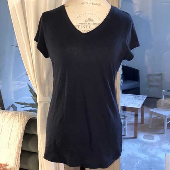 Andrea Jovine Tops - aj Andrea Jovine black shortsleeve top Medium womens tee shirt casual athleisure